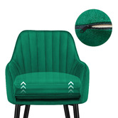 Hoxton Room Toren Velvet Dining Chairs