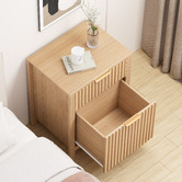 Hoxton Room Lestat 2 Drawer Bedside Table