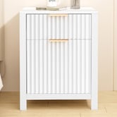 Hoxton Room Lestat 2 Drawer Bedside Table