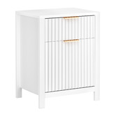 Hoxton Room Lestat 2 Drawer Bedside Table