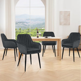 Hoxton Room Toren Velvet Dining Chairs