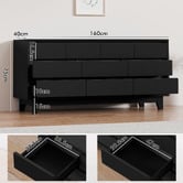 Hoxton Room Luttrell 10 Drawer Chest