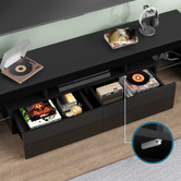 Hoxton Room Grace 2 Drawer Entertainment Unit with LED