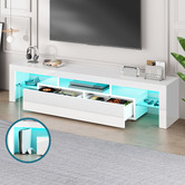 Hoxton Room Grace 2 Drawer Entertainment Unit with LED