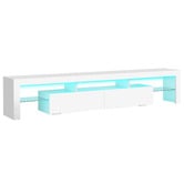 Hoxton Room Grace 2 Drawer Entertainment Unit with LEDs
