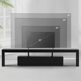 Hoxton Room Grace 2 Drawer Entertainment Unit with LED