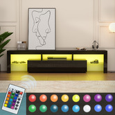 Hoxton Room Grace 2 Drawer Entertainment Unit with LED