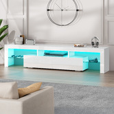 Hoxton Room Grace 2 Drawer Entertainment Unit with LED