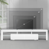 Hoxton Room Grace 2 Drawer Entertainment Unit with LED