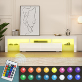 Hoxton Room Grace 2 Drawer Entertainment Unit with LED