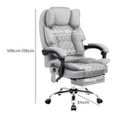 Hoxton Room Rory Massage Executive Chair with Heated Fabric Seat