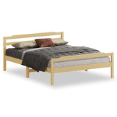 Hoxton Room Lyna Pine Wood Bed Frame