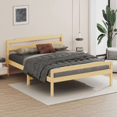 Hoxton Room Lyna Pine Wood Bed Frame