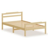 Hoxton Room Lyna Pine Wood Bed Frame