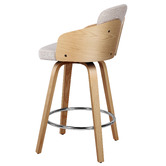 Hoxton Room 66cm Carson Upholstered Swivel Bar Stools