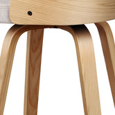 Hoxton Room 66cm Carson Upholstered Swivel Bar Stools