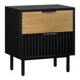 Hoxton Room Valle 2 Drawer Bedside Table
