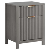 Hoxton Room Lestat 2 Drawer Bedside Table