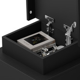Hoxton Room Nova 3 Drawer Bedside Table with LED Light