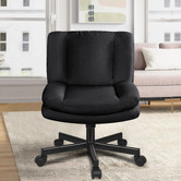 Hoxton Room Portham Upholstered Office Chair with Castors