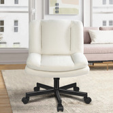 Hoxton Room Portham Upholstered Office Chair with Castors