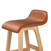 Hoxton Room 74cm Frances Faux Leather Barstools