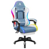 Hoxton Room Ralph LED Gaming Chair with Footrest
