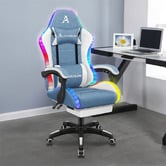Hoxton Room Ralph LED Gaming Chair with Footrest