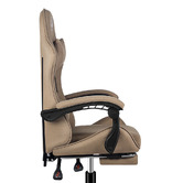 Hoxton Room Zed Upholstered Gaming Chair with Footrest