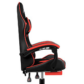 Hoxton Room Zed Faux Leather Gaming Chair with Footrest