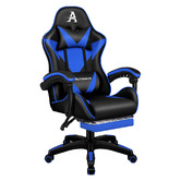 Hoxton Room Zed Faux Leather Gaming Chair with Footrest