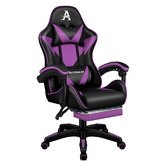 Hoxton Room Zed Faux Leather Gaming Chair with Footrest