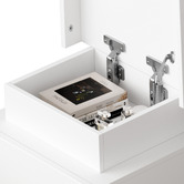 Hoxton Room Nova 3 Drawer Bedside Table with LED Light