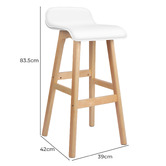 Hoxton Room 74cm Frances Faux Leather Barstools