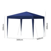 Hoxton Room Blue Mara Outdoor Gazebo