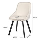 Hoxton Room Flynn Swivel Dining Chairs