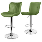 Hoxton Room Pettigrew Faux Leather Adjustable Bar Stools