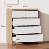 Hoxton Room Desmond 5 Drawer Chest