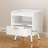 Hoxton Room Bexley 1 Drawer Bedside Table