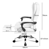 Hoxton Room Galini PU Leather Heated Massage Office Chair