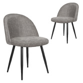 Hoxton Room Steffano Chenille Dining Chairs