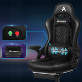 Hoxton Room Klinth Gaming &amp; Massage Chair with Footrest