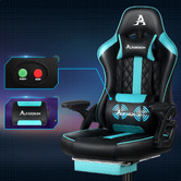 Hoxton Room Klinth Gaming &amp; Massage Chair with Footrest