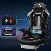 Hoxton Room Klinth Gaming &amp; Massage Chair with Footrest