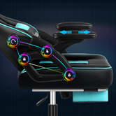 Hoxton Room Klinth Gaming &amp; Massage Chair with Footrest
