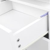 Hoxton Room Warren 3 Drawer LED Bedside Tables
