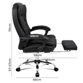 Hoxton Room Lincoln Faux Leather Executive Chair