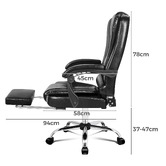 Hoxton Room Lincoln Faux Leather Executive Chair