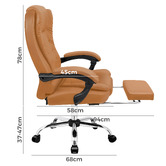 Hoxton Room Lincoln Faux Leather Executive Chair