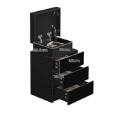 Hoxton Room Warren 3 Drawer LED Bedside Tables
